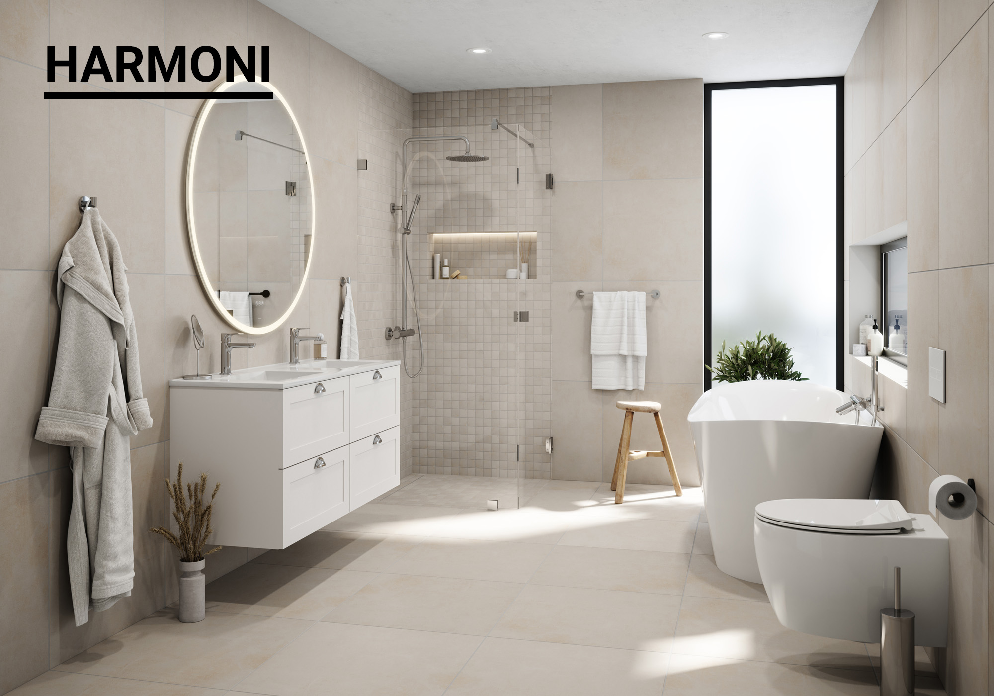 Harmoni baderom fra vikingbad